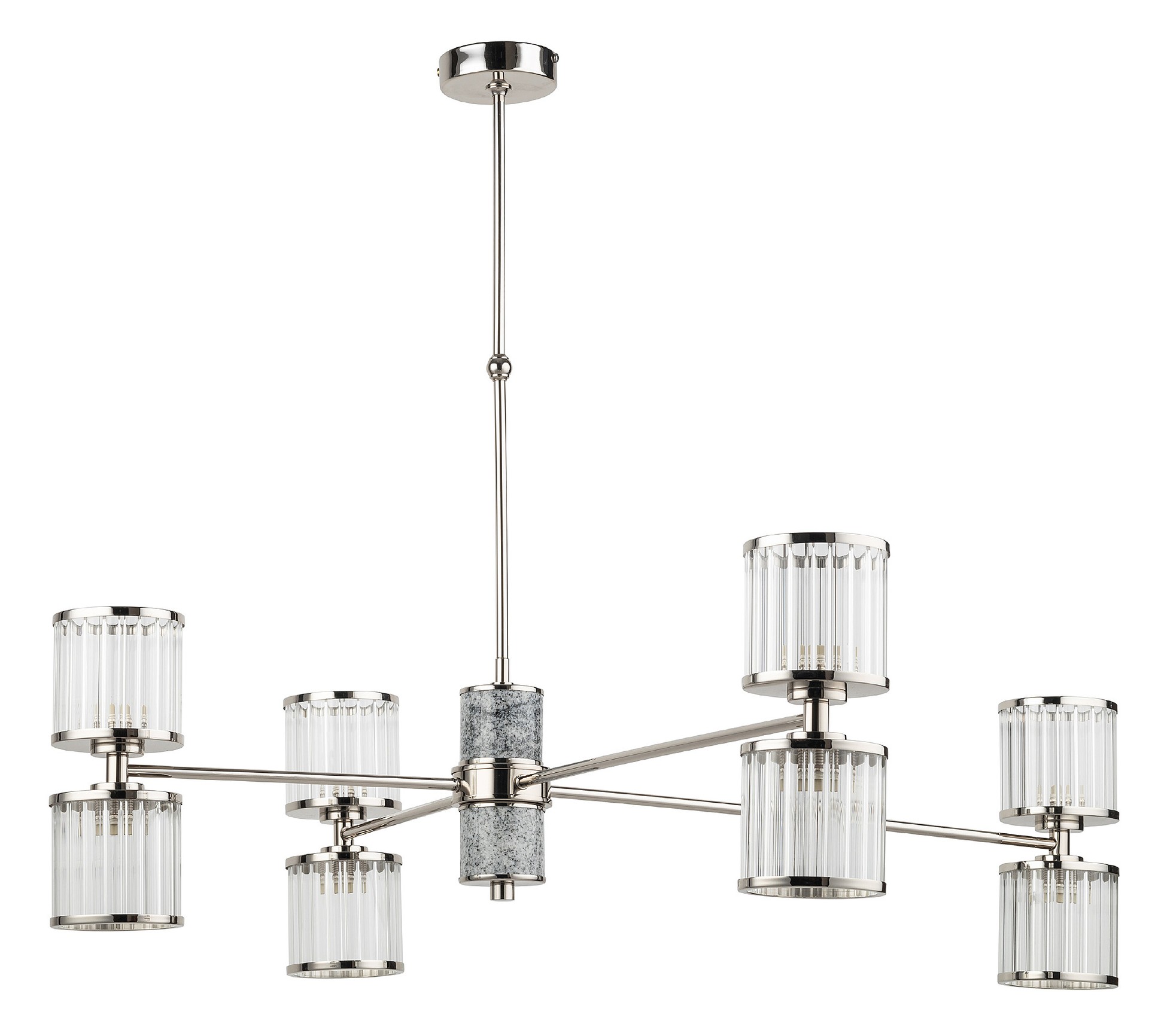 Люстра на штанге Kutek Fabriano FAB-ZW-4(BN/3)TT