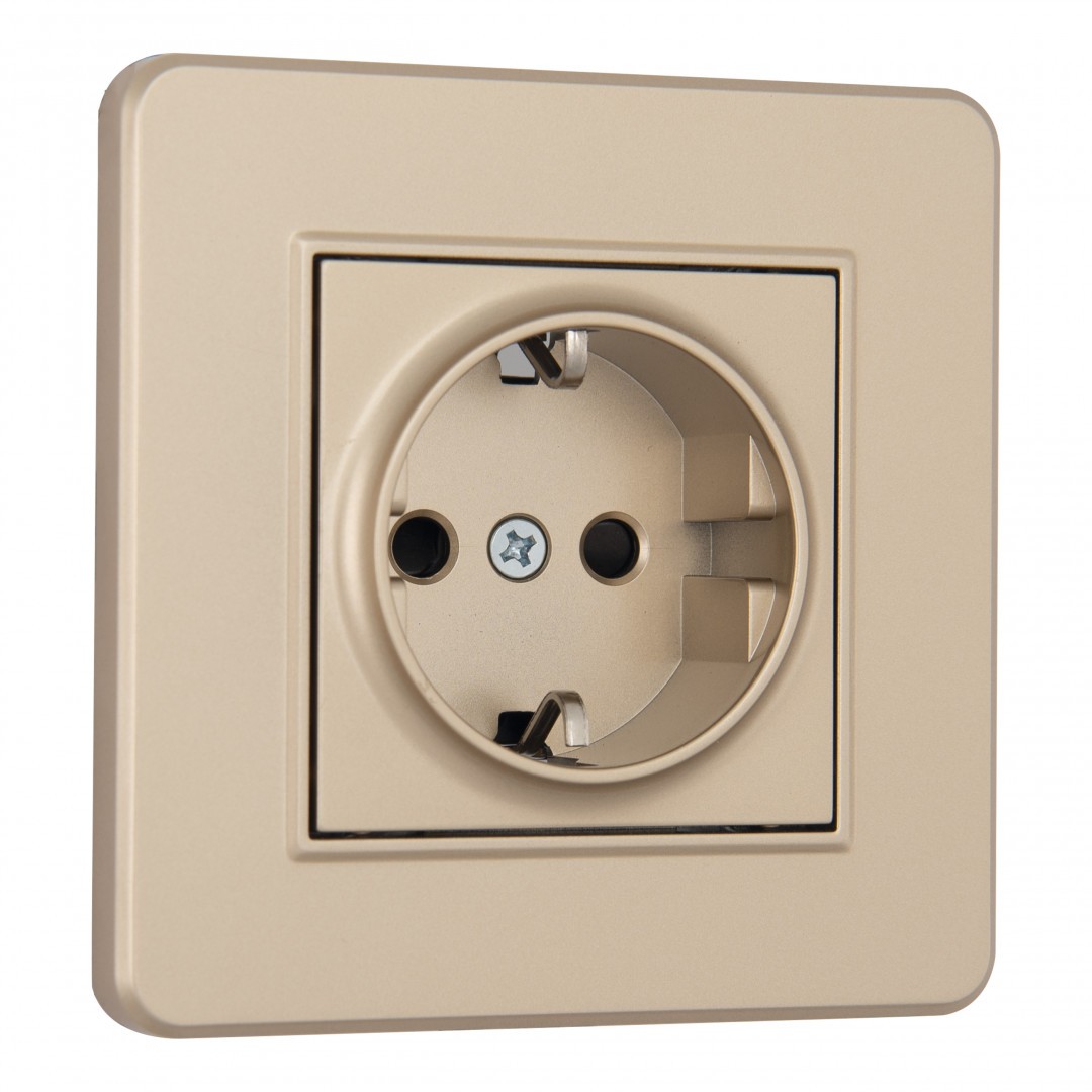 Розетка Arte Milano Set16-1 SET16-1-40-1 shampan