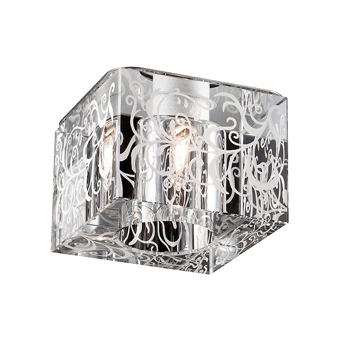 Встраиваемый светильник с узорами Cubic 369514 Novotech