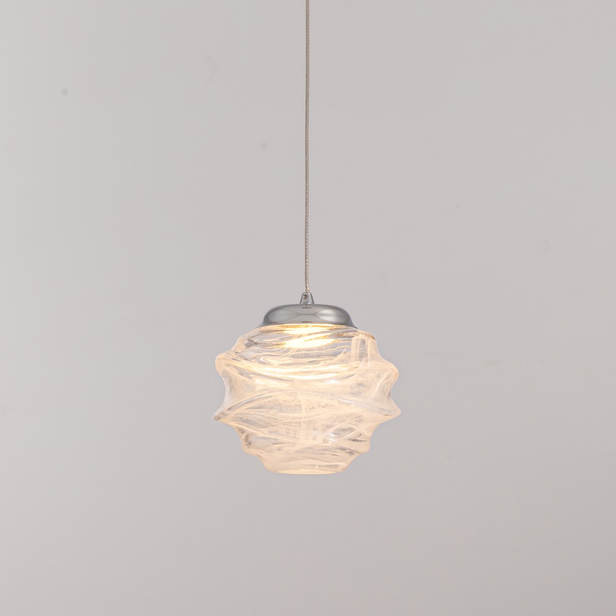 Светильник подвесной Delight Collection MD25030003 MD25030003-1A chrome/clear