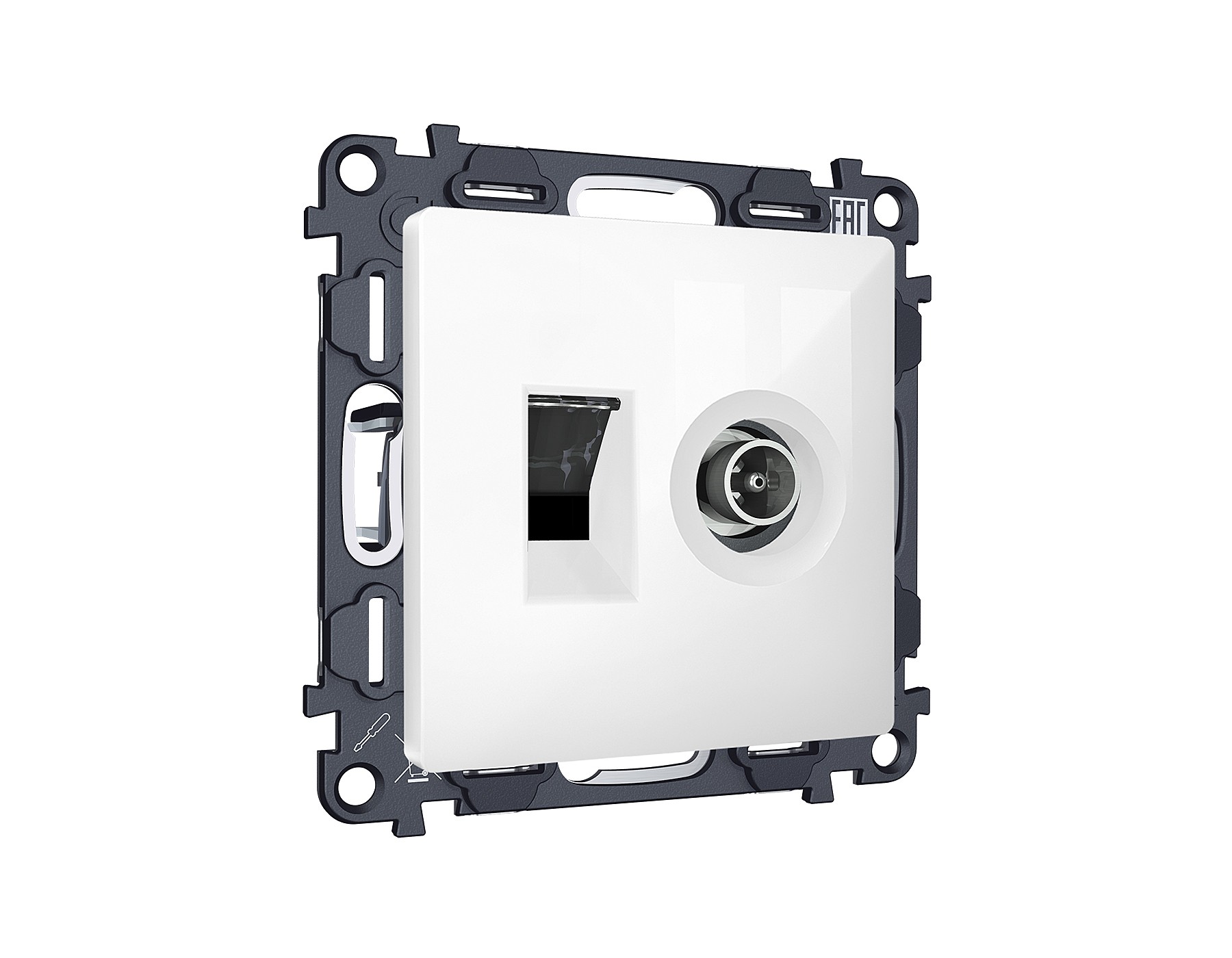 Розетка Ambrella Volt ALFA MA112510