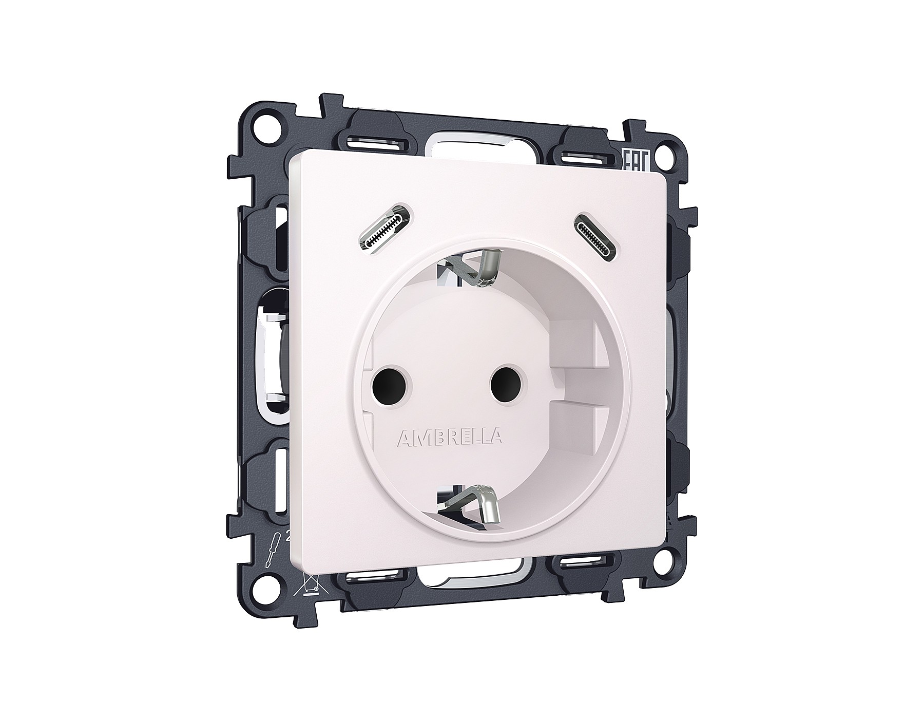 Розетка Ambrella Volt ALFA MA210510