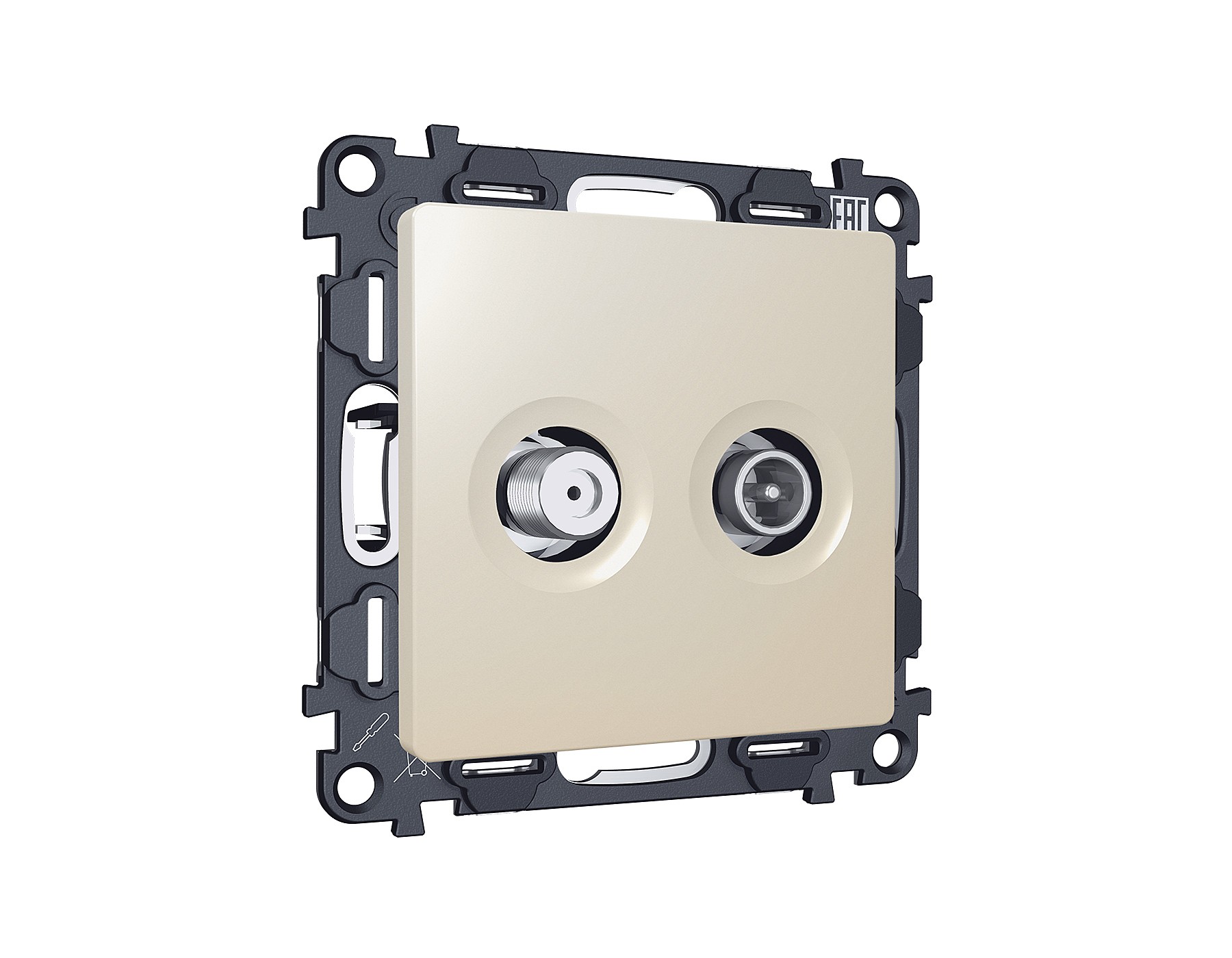 Розетка Ambrella Volt ALFA MA333310