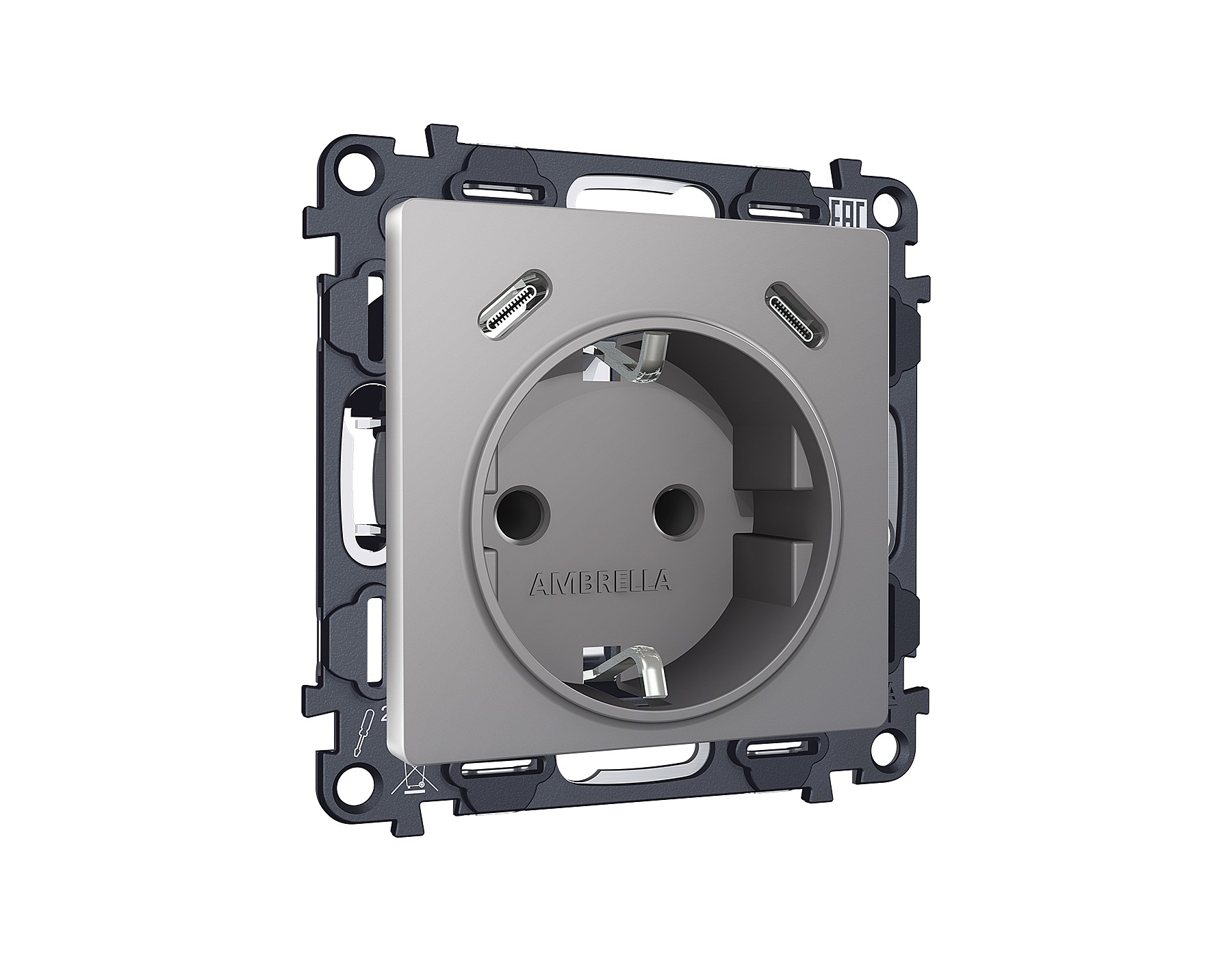 Розетка Ambrella Volt ALFA MA510510