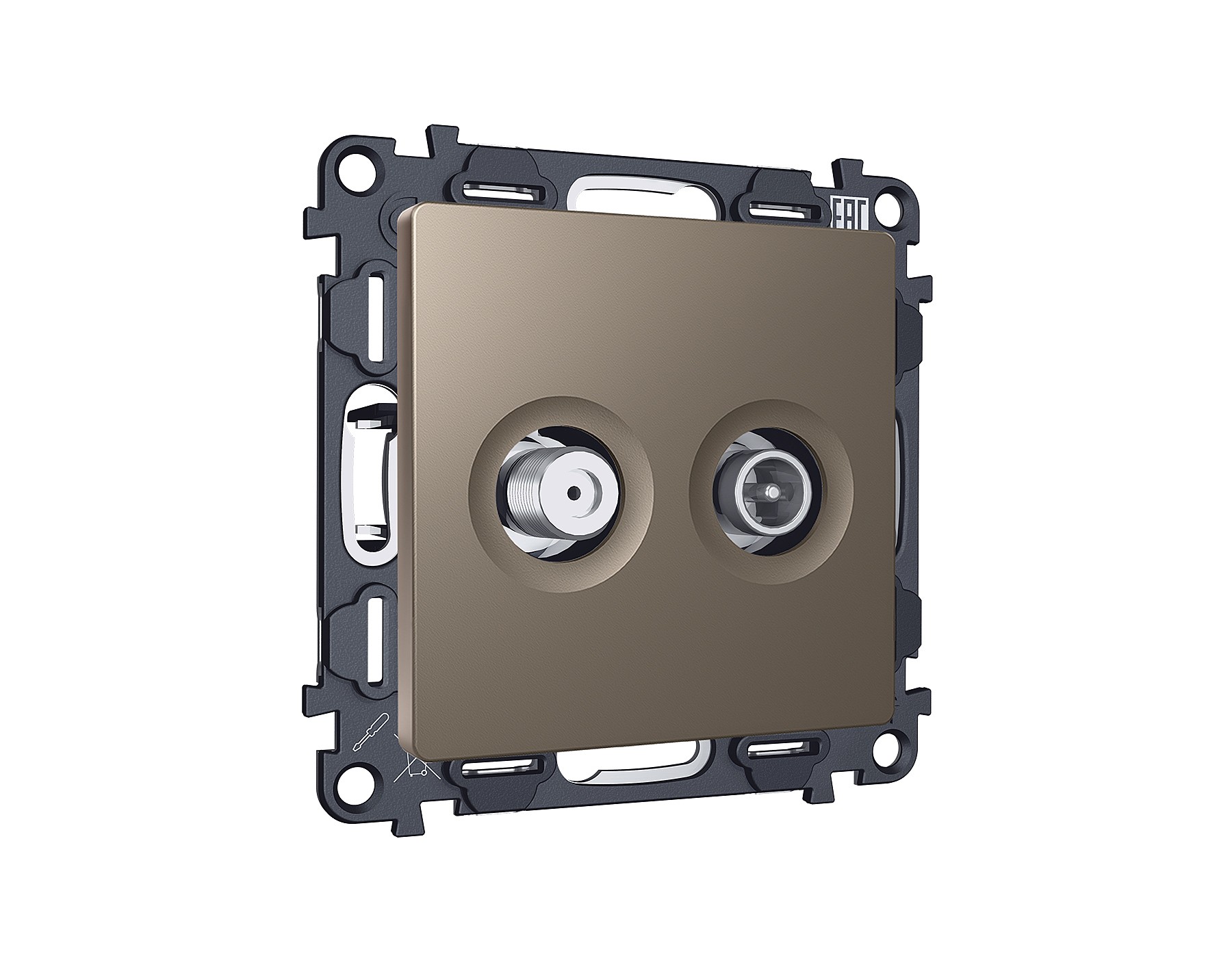 Розетка Ambrella Volt ALFA MA643310