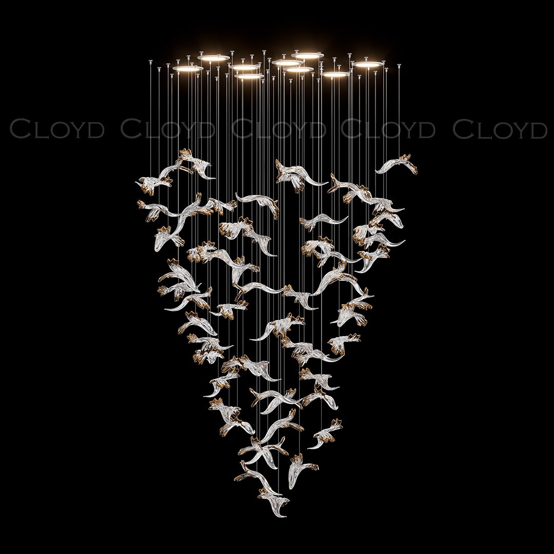 Люстра каскадная Cloyd Aeria 1703 60001