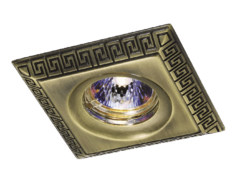 Встраиваемый светильник с узорами Nemo 369564 Novotech