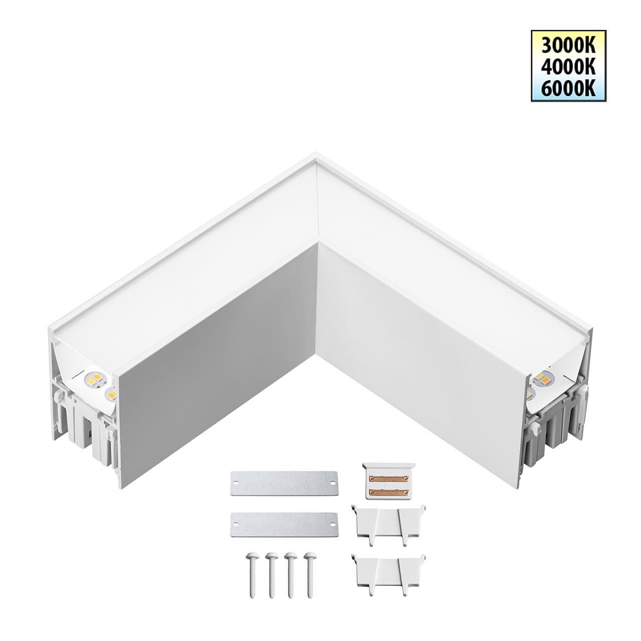 Светильник соединитель L с переключ. цв. температуры Novotech Fatto 359608