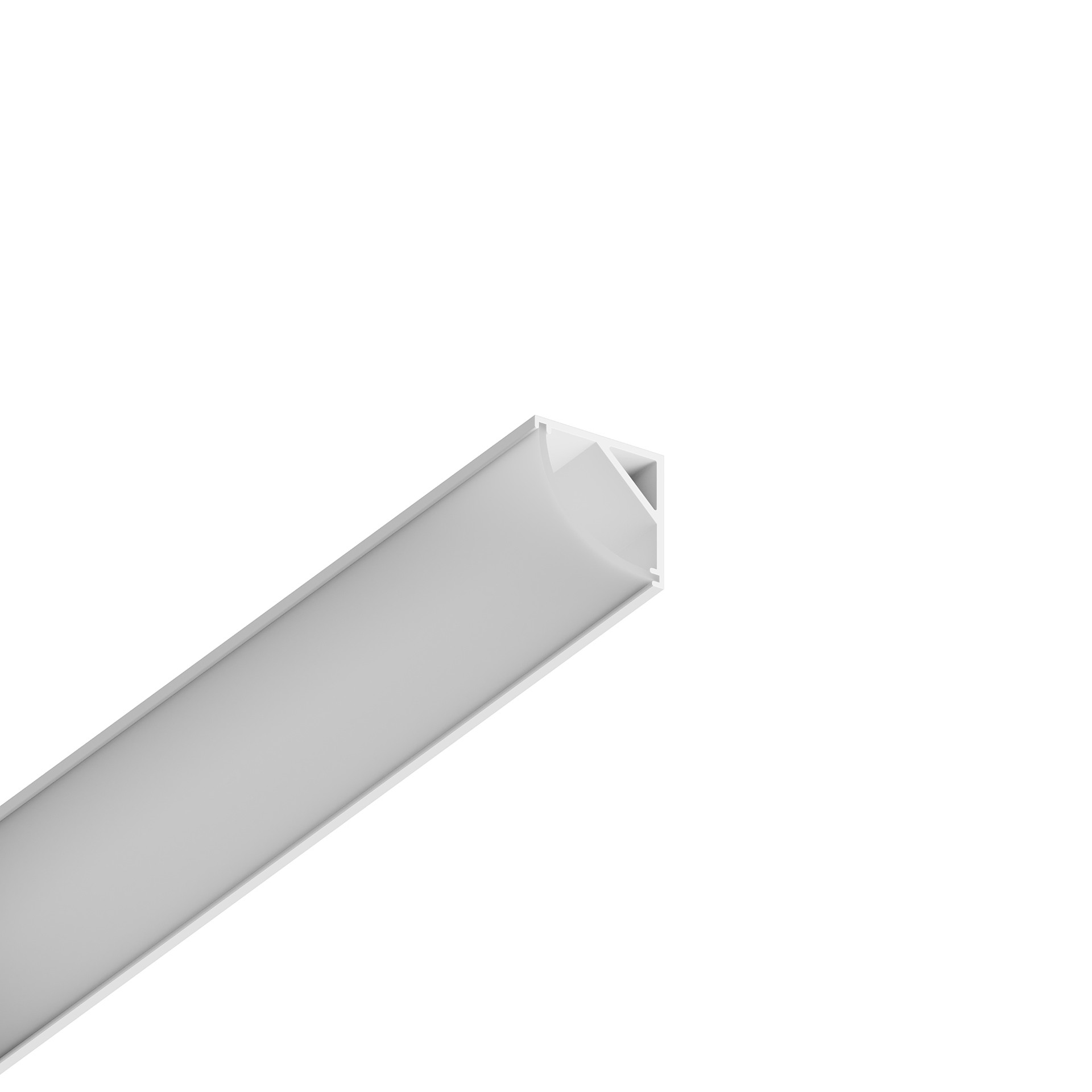 Накладной угловой внутренний профиль для светодиодной ленты-2м, белый Hesby Lighting Line HSBL_0197