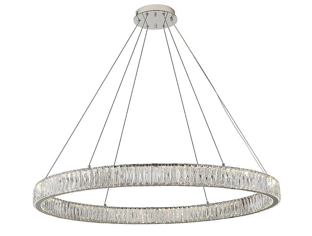 Подвесная люстра Newport Crystal 8240N/100 chrome