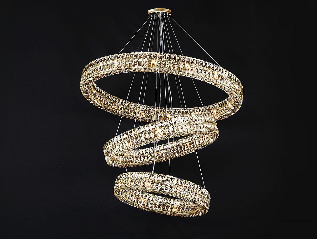 Потолочная чашка Newport Elizabeth Потолочная чашка 10120 D15 3 вертик.кольца gold