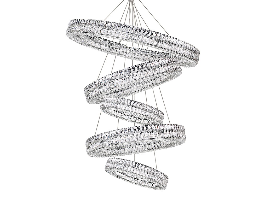 Потолочная чашка Newport Elizabeth 2 Потолочная чашка 8550 D30 5 вертик.колец chrome