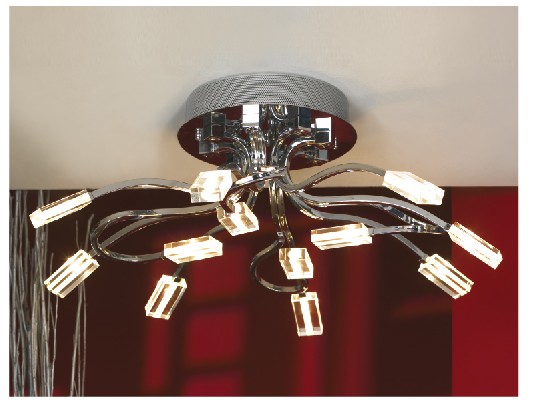 Потолочная люстра Lussole Sanluri LSQ-4503-12