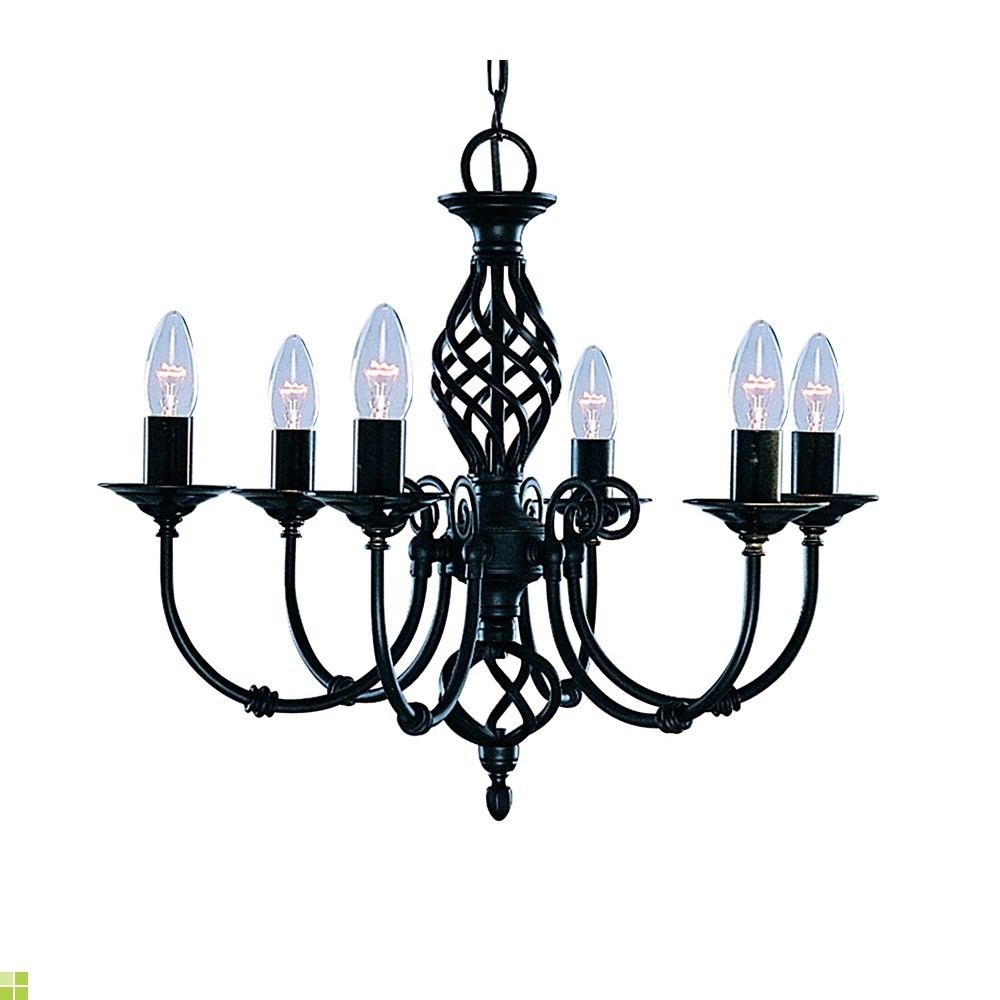 Подвесная люстра Arte Lamp ZANZIBAR A8392LM-6BK