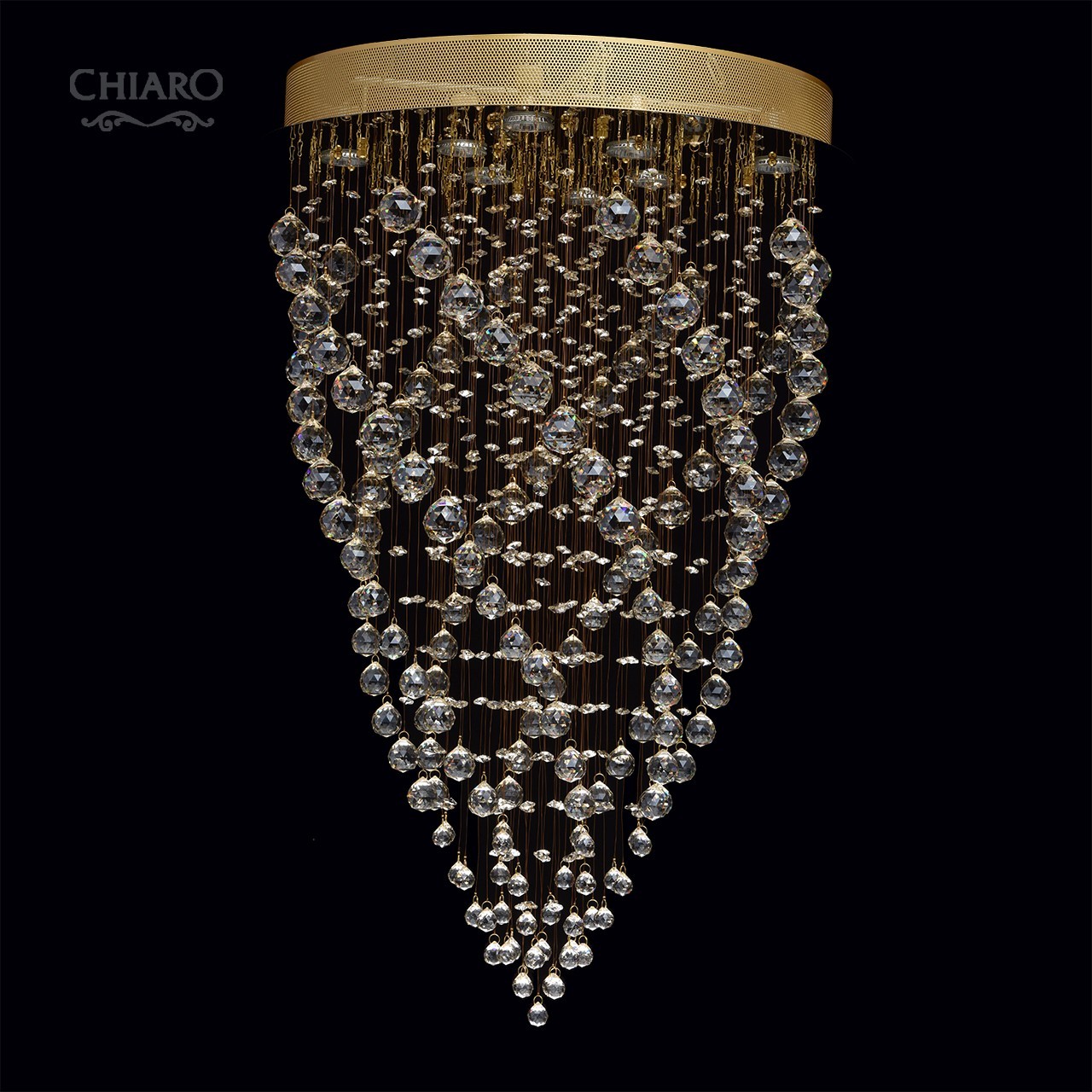 Потолочная люстра Chiaro Каскад 384013708