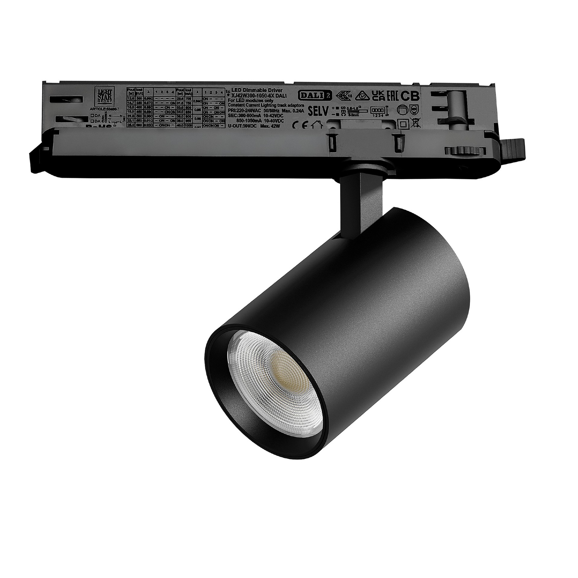 Трековый светильник Lightstar Alta Base A5247DALI