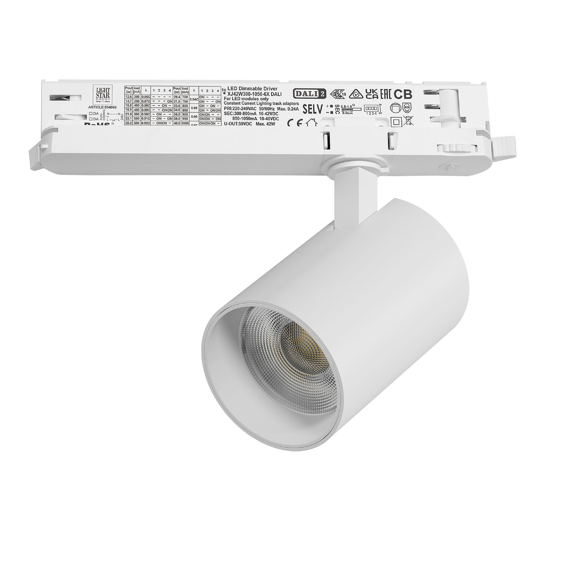 Трековый светильник Lightstar Alta Base A5336DALI