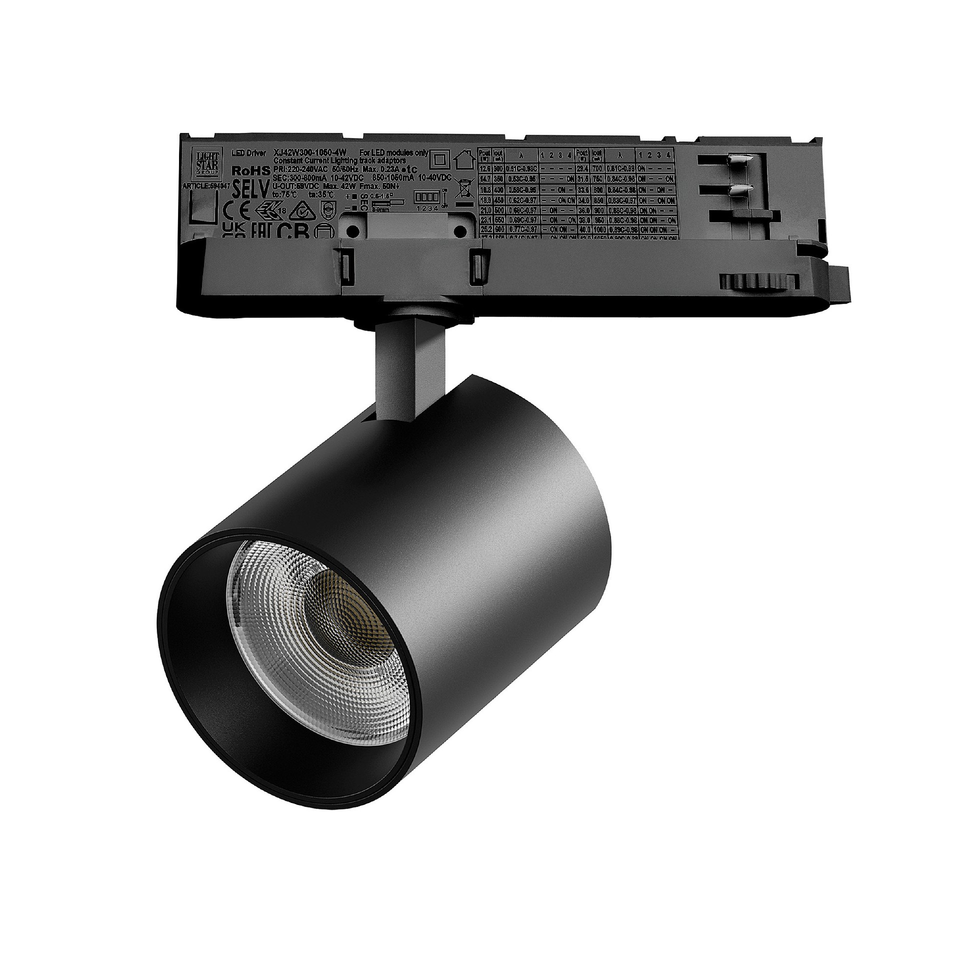 Трековый светильник Lightstar Alta Base A5437QT