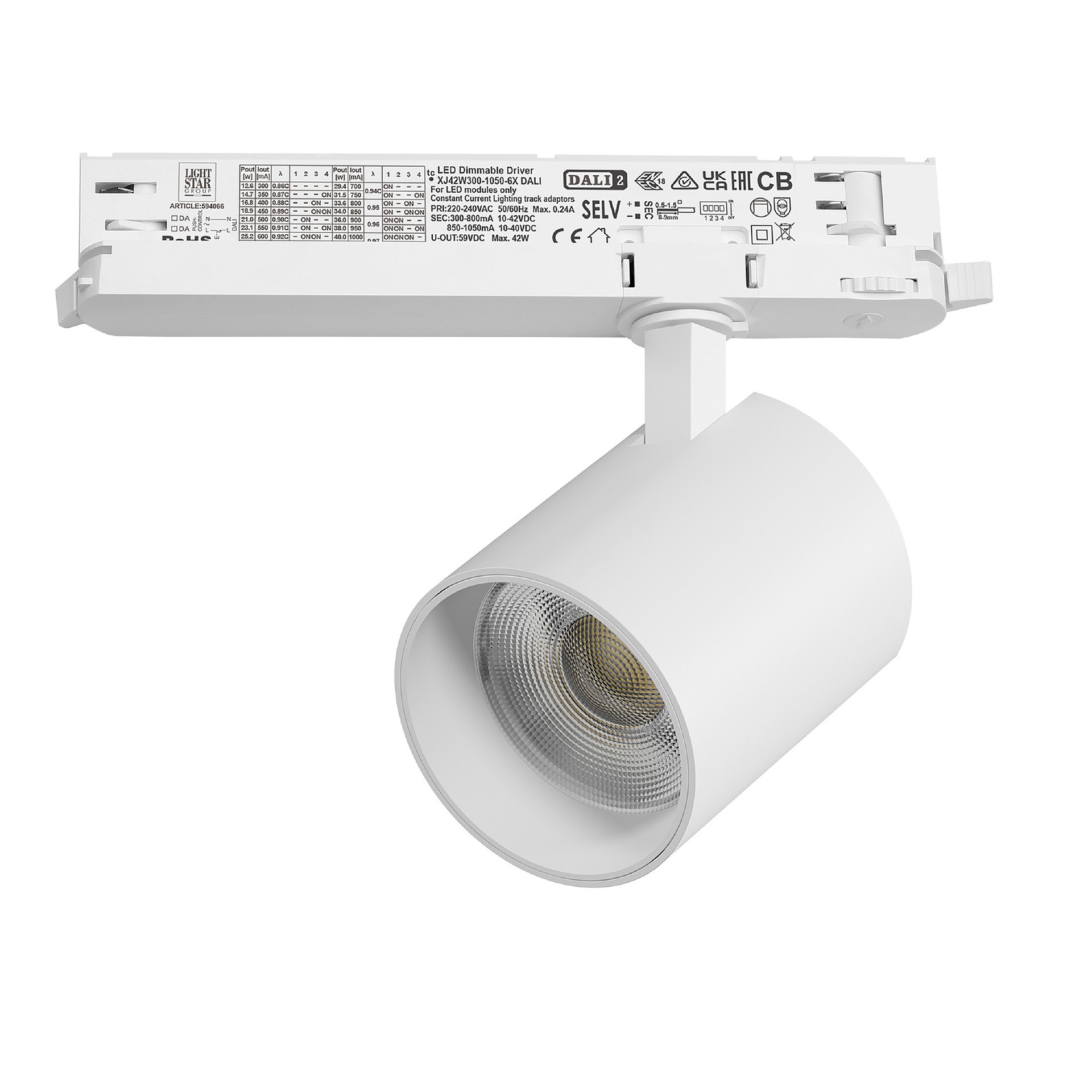 Трековый светильник Lightstar Alta Base A5446DALI