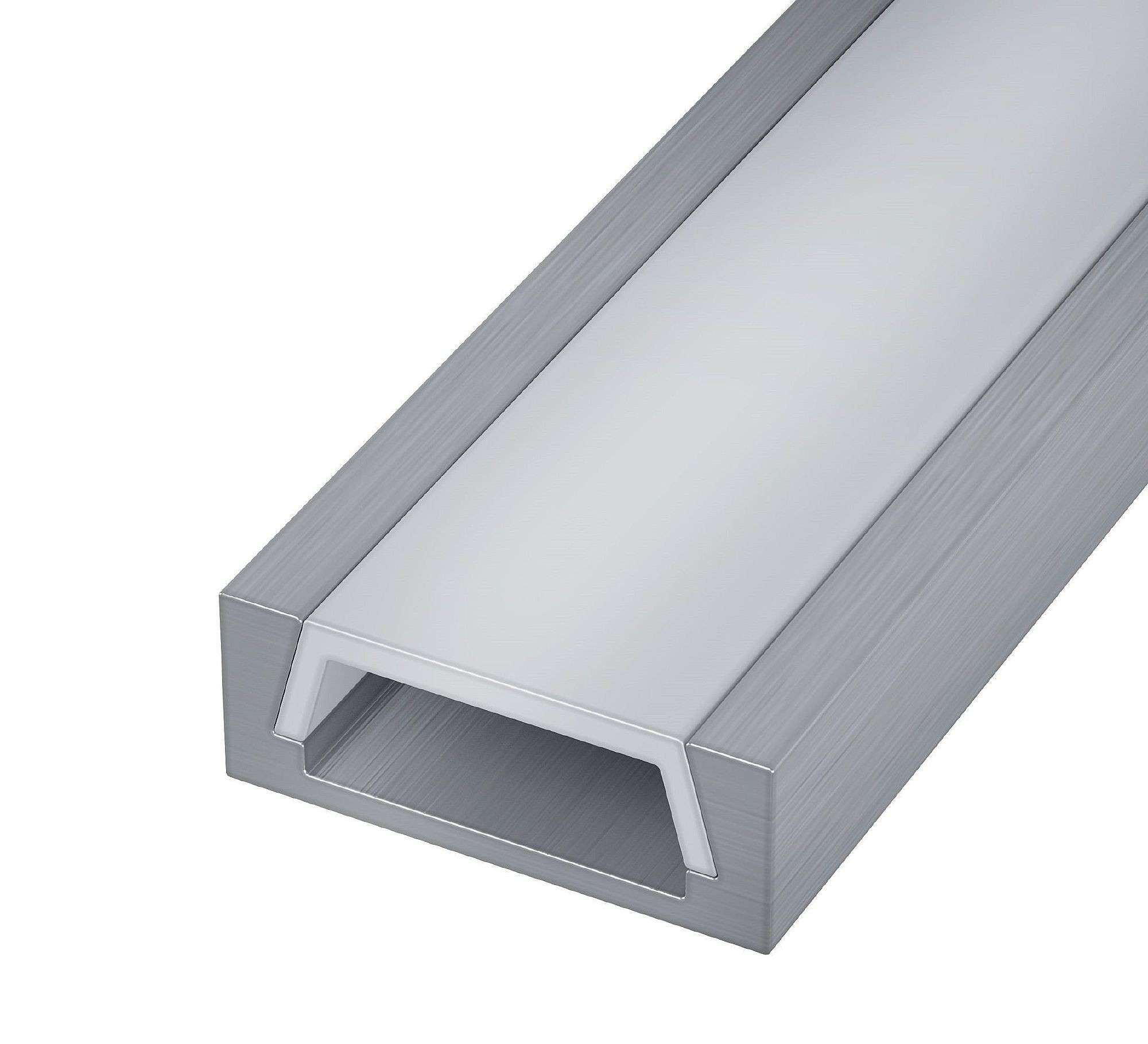 Накладной профиль с рассеивателем (Комплект: Рассеиватель 2м; Заглушки 2шт;) ST Luce Светодиодные Ленты ST017.129.01.1