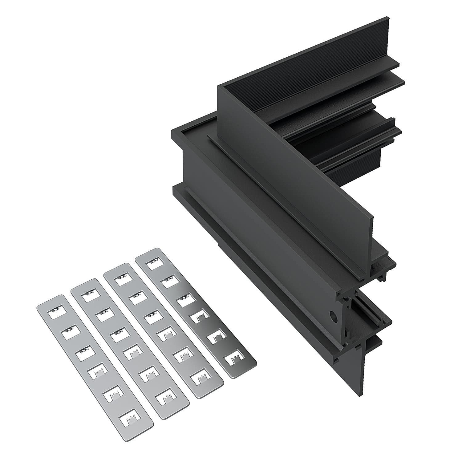 Внутренний угол-соединитель для встраиваемого магнитного шинопровода под ГКЛ 12мм ST Luce Skyline 48+ ST1007.449.12