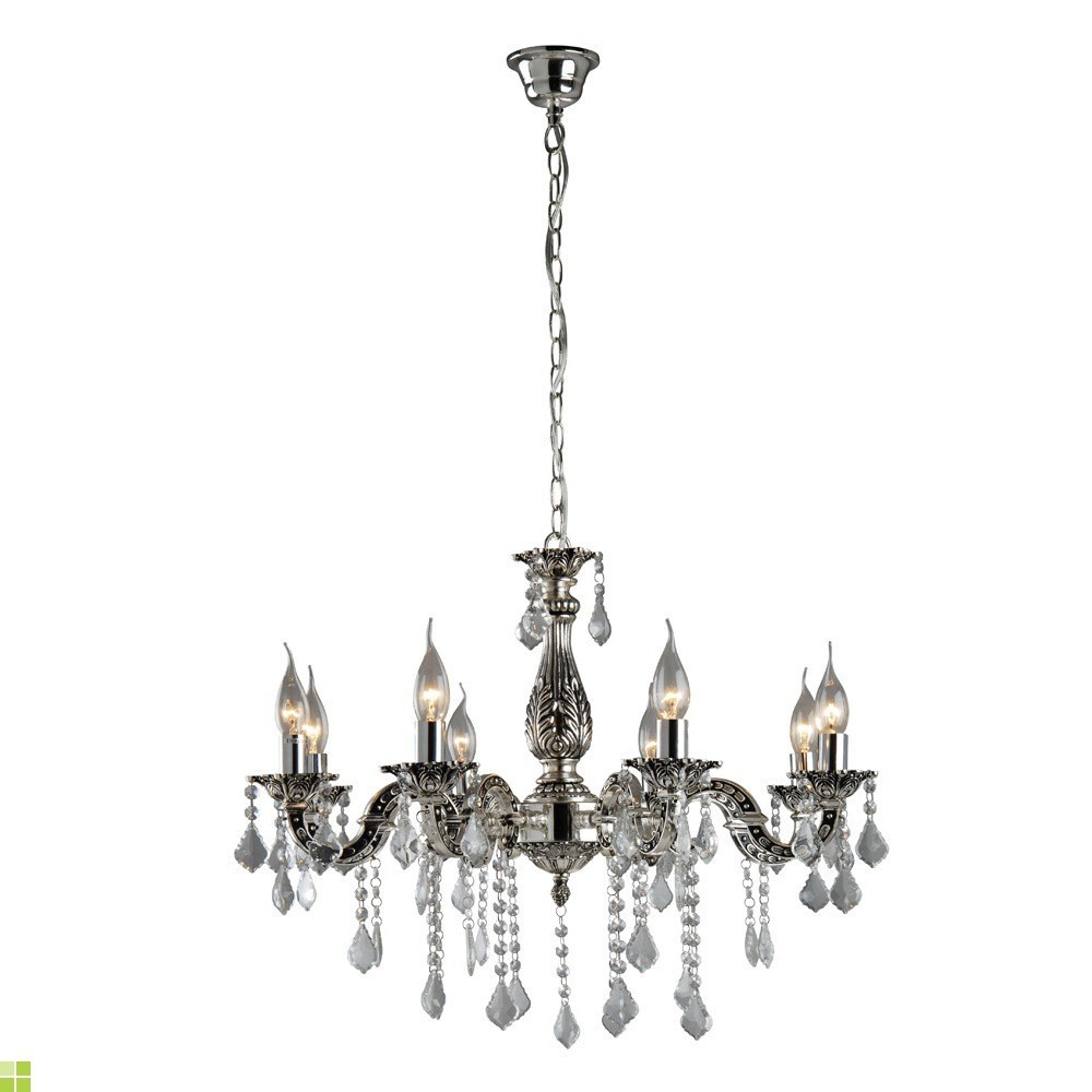 Хрустальная люстра Arte Lamp CESARE A9380LM-8SB