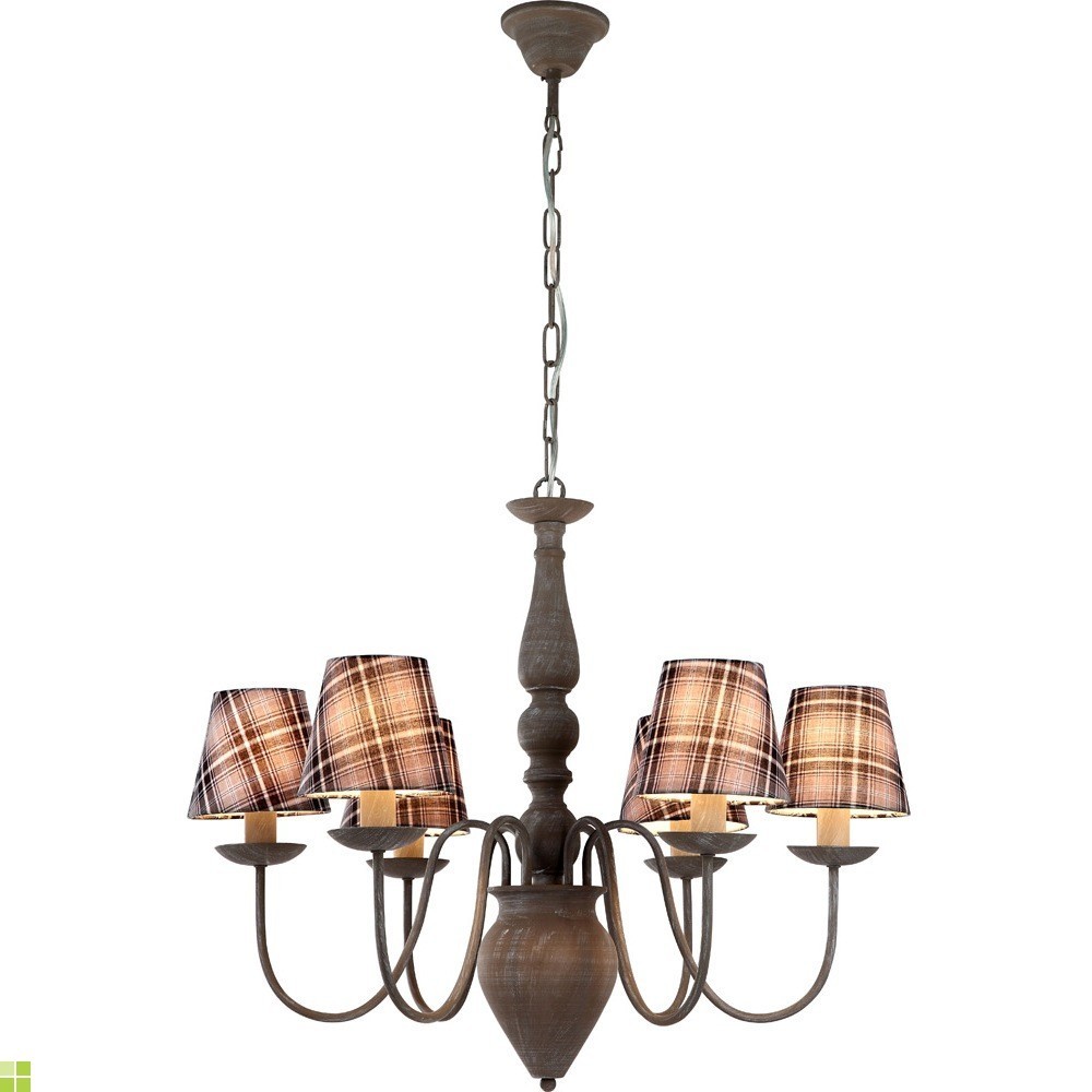 Подвесная люстра Arte Lamp SCOTCH A3090LM-6GY