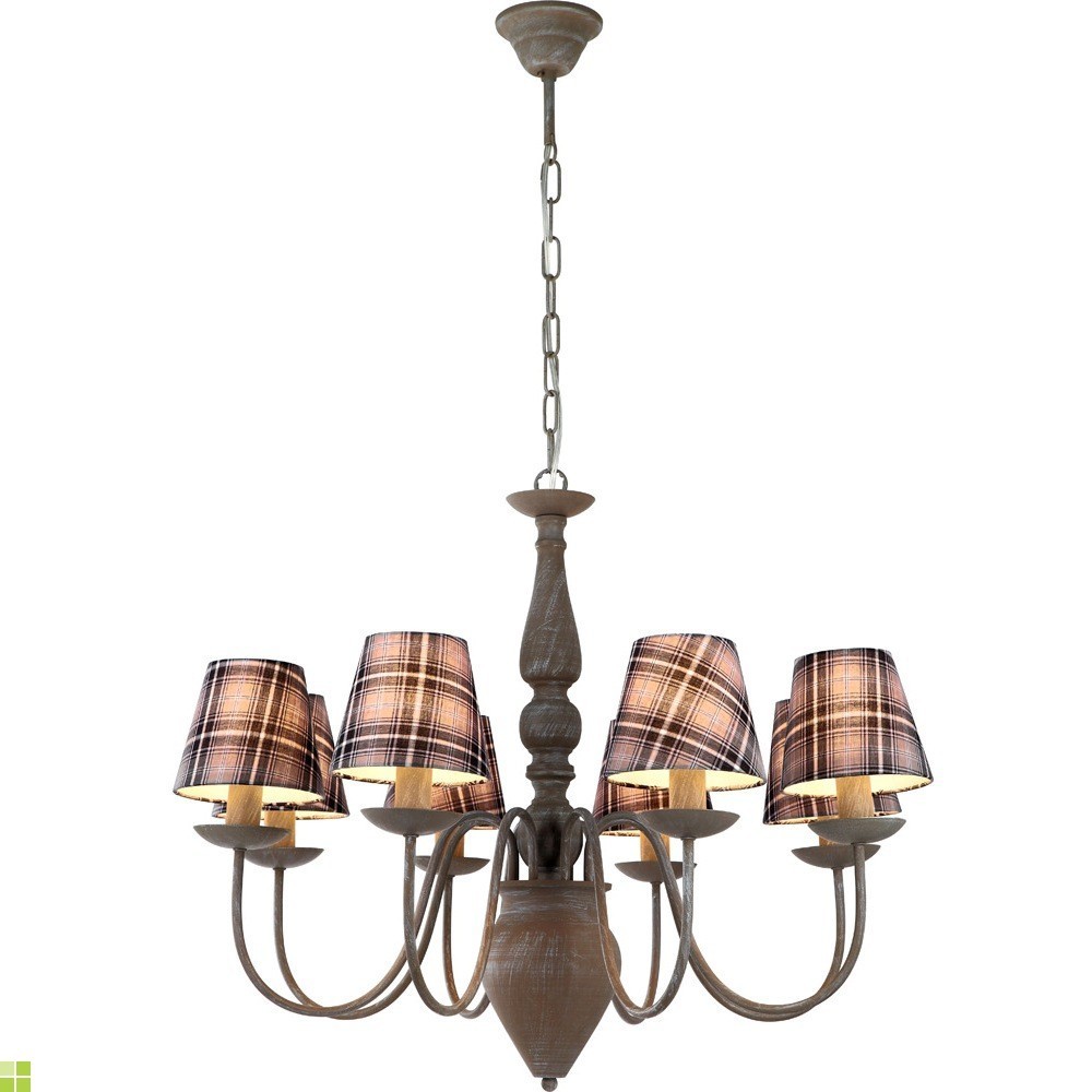 Подвесная люстра Arte Lamp SCOTCH A3090LM-8GY