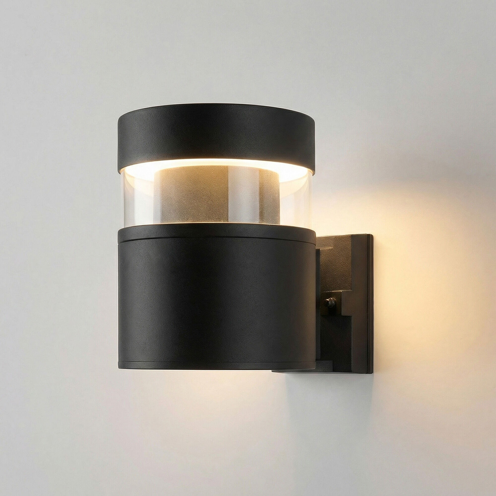 Уличный настенный светильник Elektrostandard Techno 1530 TECHNO LED 3000K чёрный