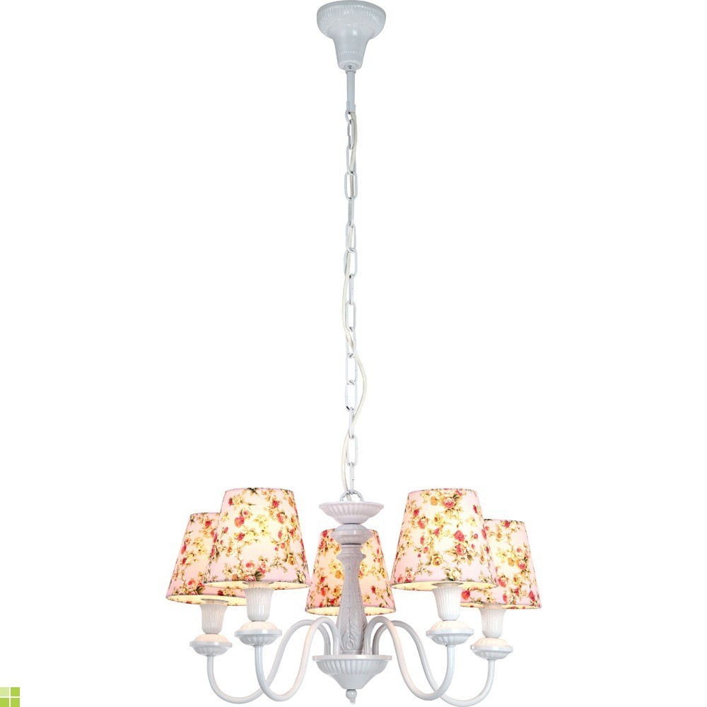 Люстра подвесная с цветочками Kids A9212LM-5WH Arte Lamp
