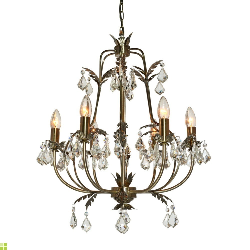 Хрустальная люстра Arte Lamp ALIGOTE A2040LM-6AB