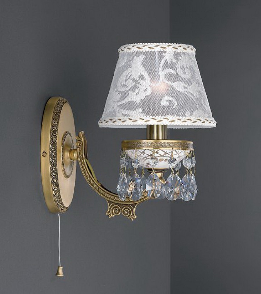 Настенное бра с выключателем Reccagni Angelo 7030 A 7030/1