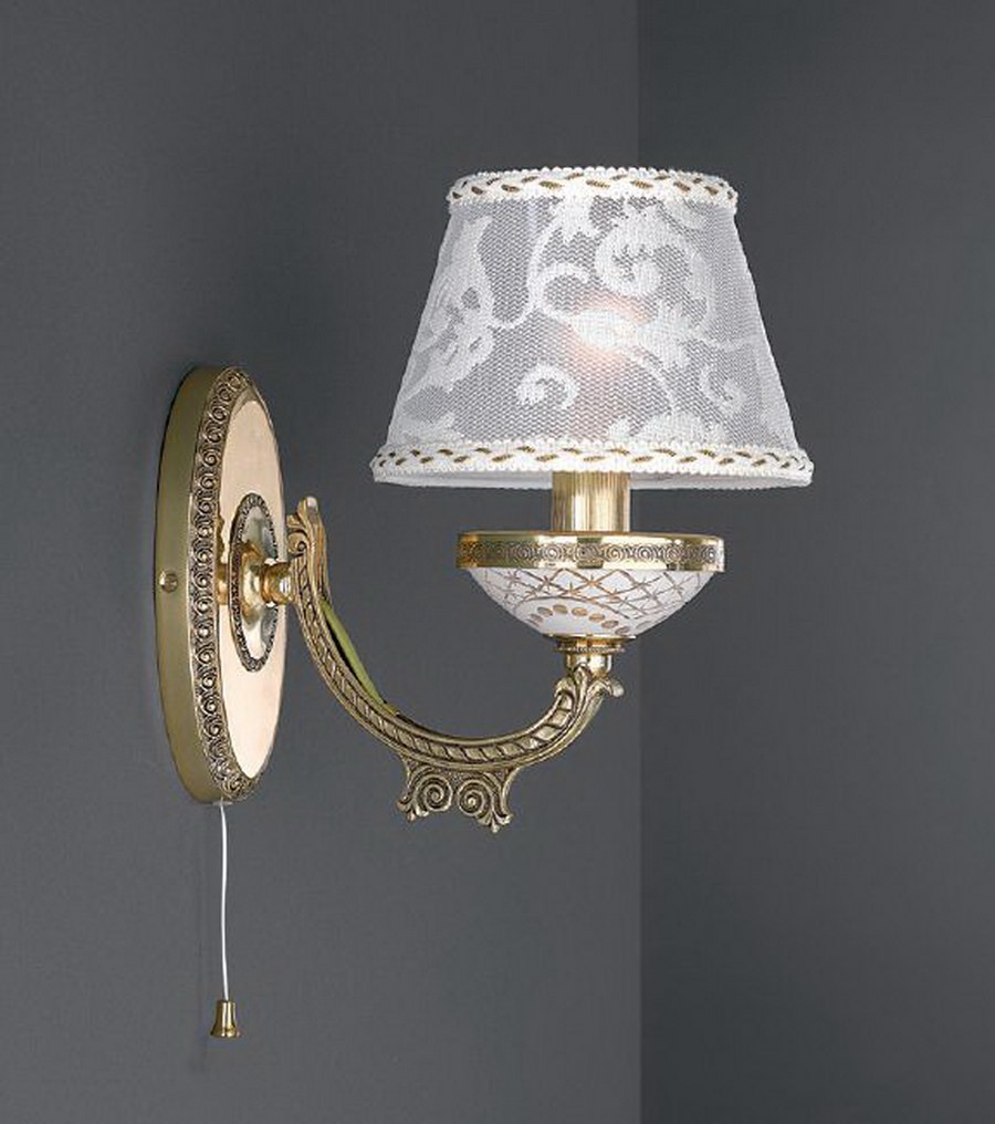 Настенное бра с выключателем Reccagni Angelo 7132 A 7132/1