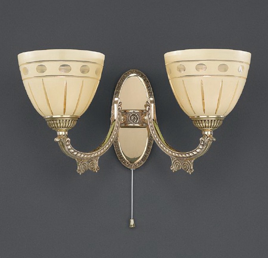 Настенное бра с выключателем Reccagni Angelo 7154 A 7154/2