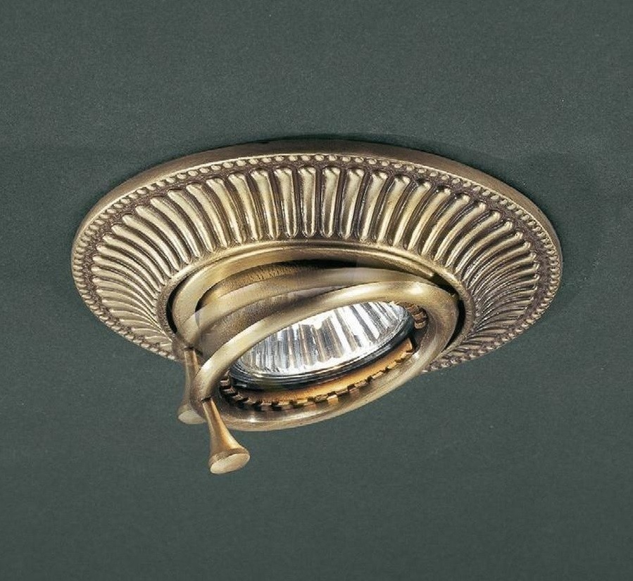 Встраиваемый светильник с узорами 1082 Spot 1082 br Reccagni Angelo