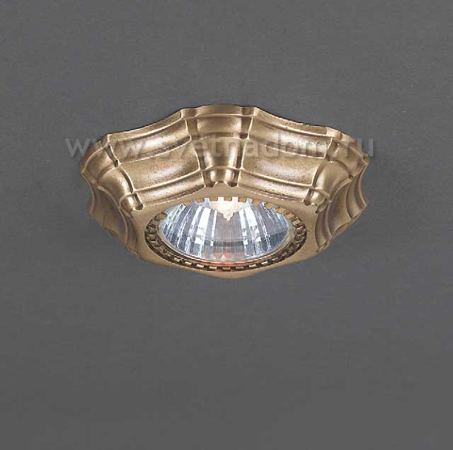 Встраиваемый светильник с узорами 1096 Spot 1096 BR Reccagni Angelo