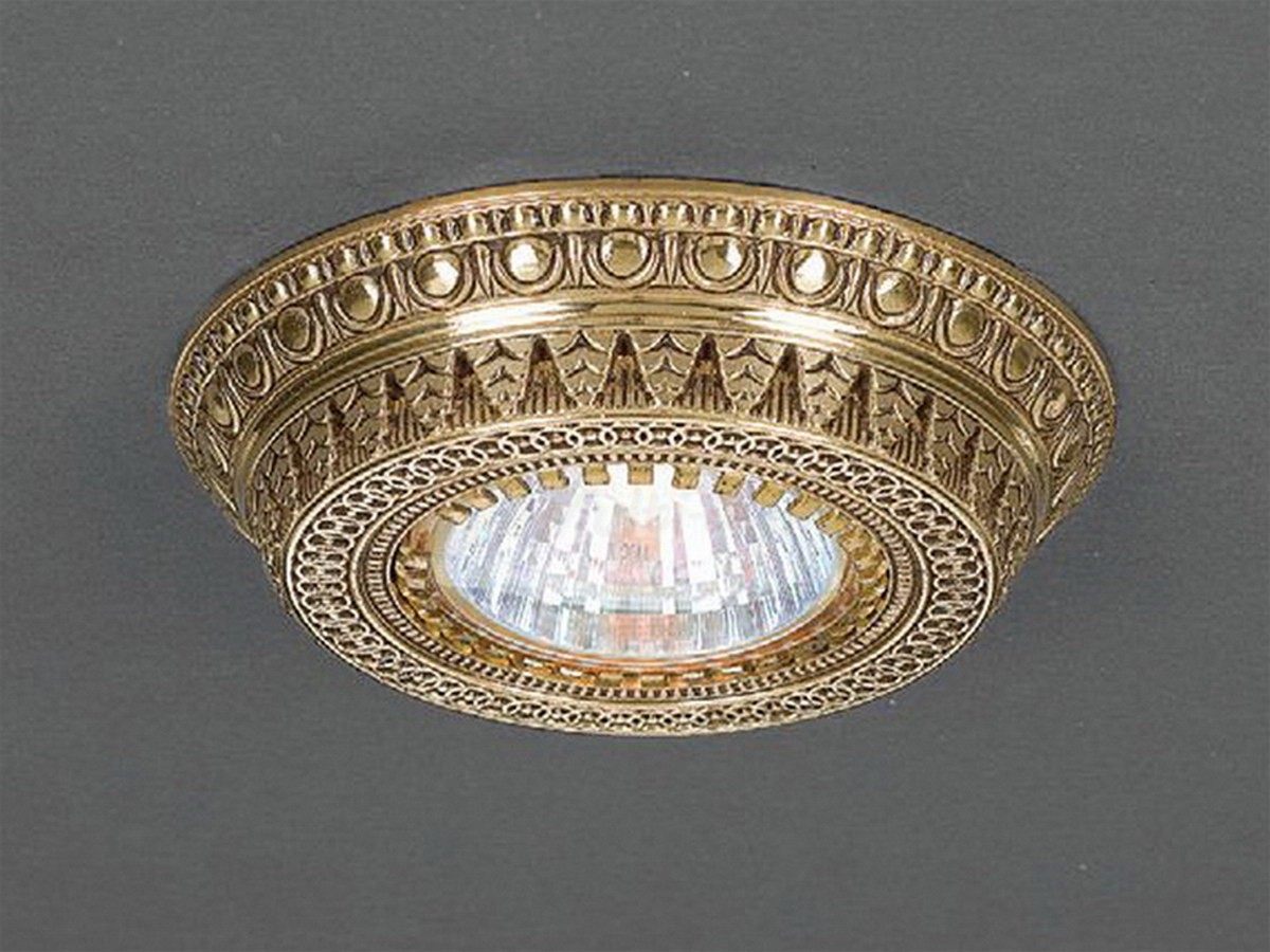 Встраиваемый светильник с узорами 1097 Spot 1097 OR Reccagni Angelo