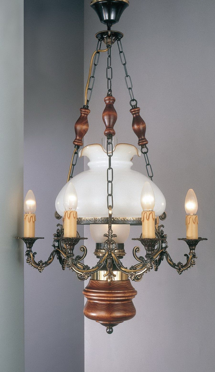 Подвесная люстра Reccagni Angelo 628 L.628/6+1