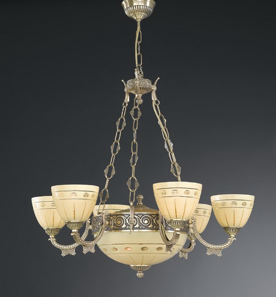 Подвесная люстра Reccagni Angelo 7054 L 7054/6+2