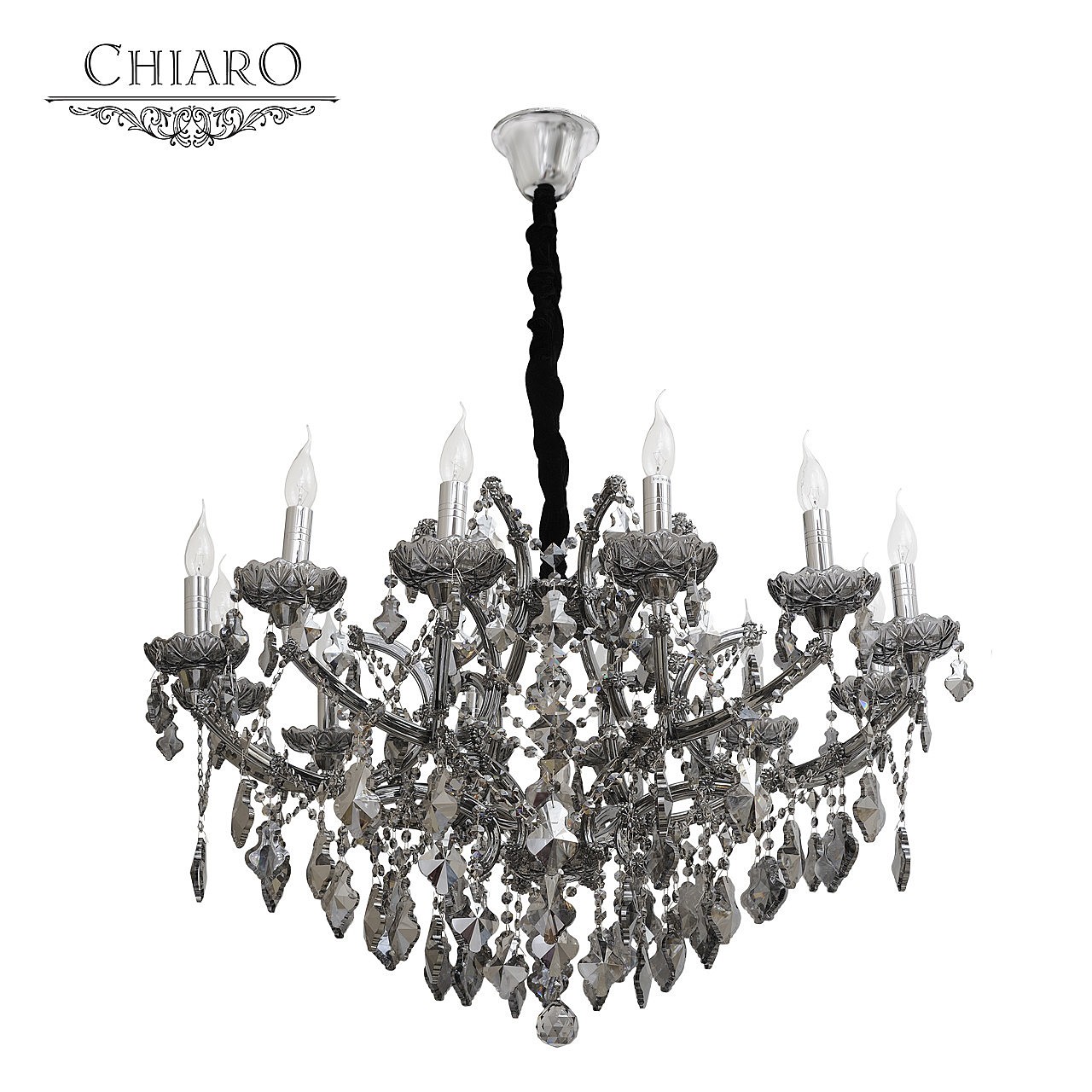 Подвесная хрустальная люстра Дориана Chiaro 477010213