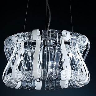 Подвесная хрустальная люстра Volution Citilux CL326P09.1