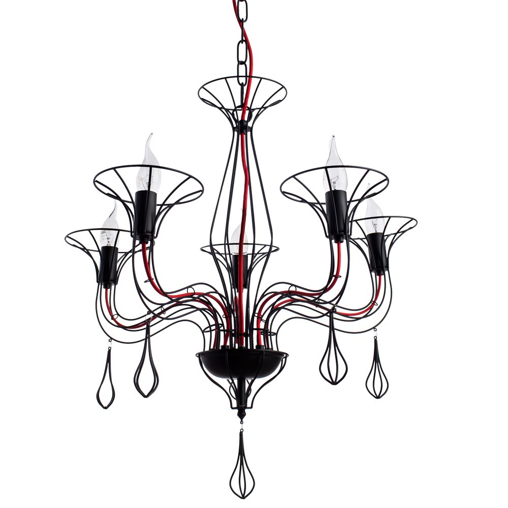 Подвесная люстра Arte Lamp ARTEFACT A3225LM-5BK
