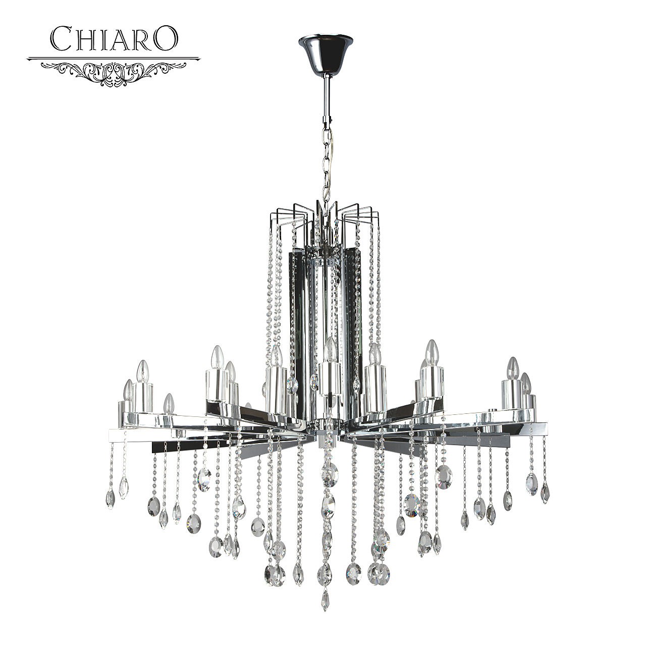 Подвесная хрустальная люстра Рамона Chiaro 613010218