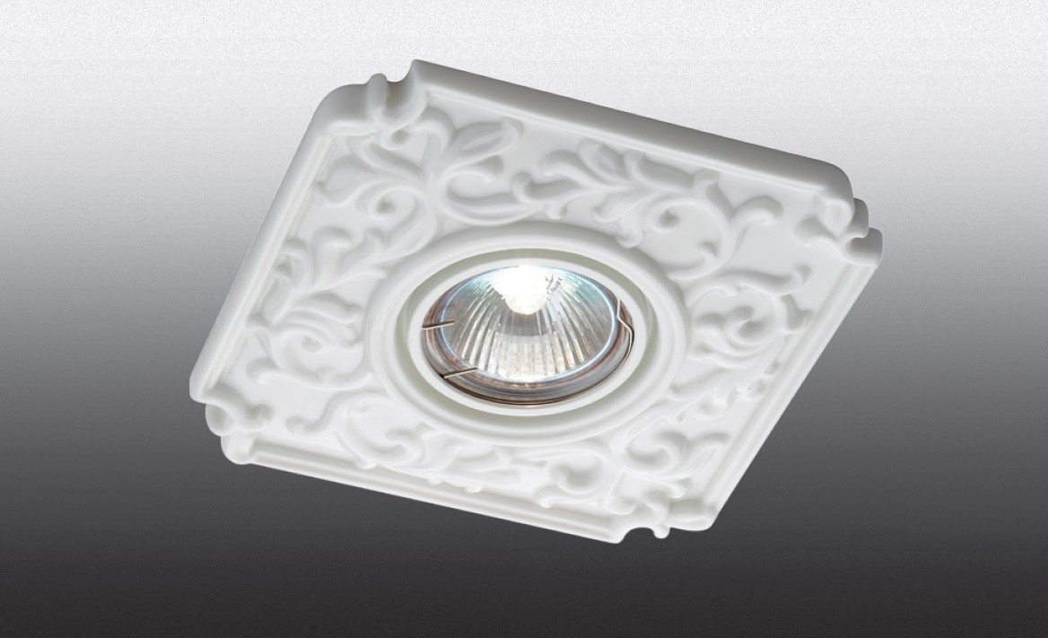 Встраиваемый светильник с узорами Farfor 369865 Novotech