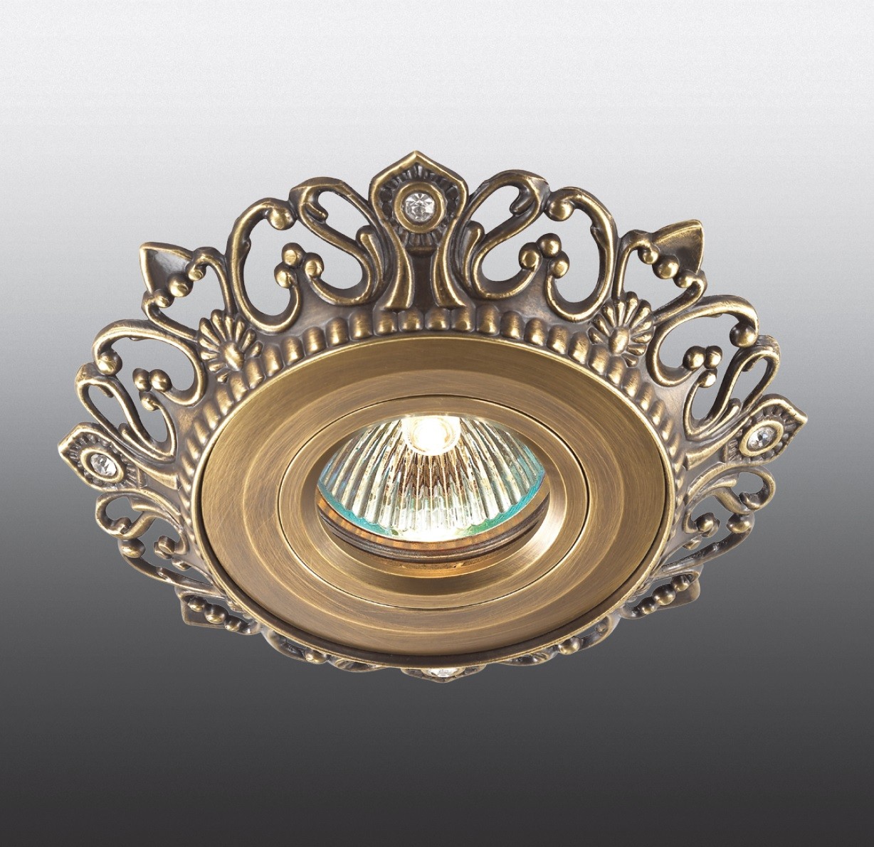 Встраиваемый светильник с узорами Vintage 369939 Novotech