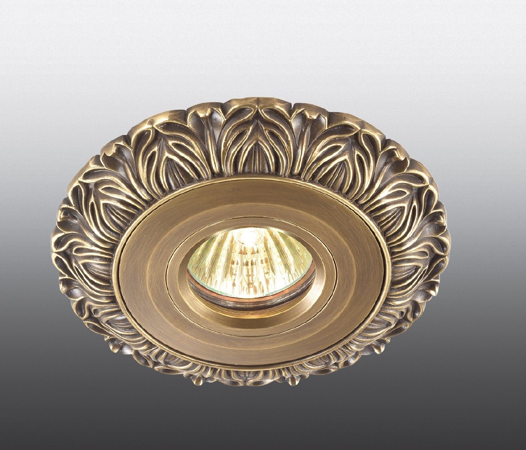 Встраиваемый светильник с узорами Vintage 369945 Novotech