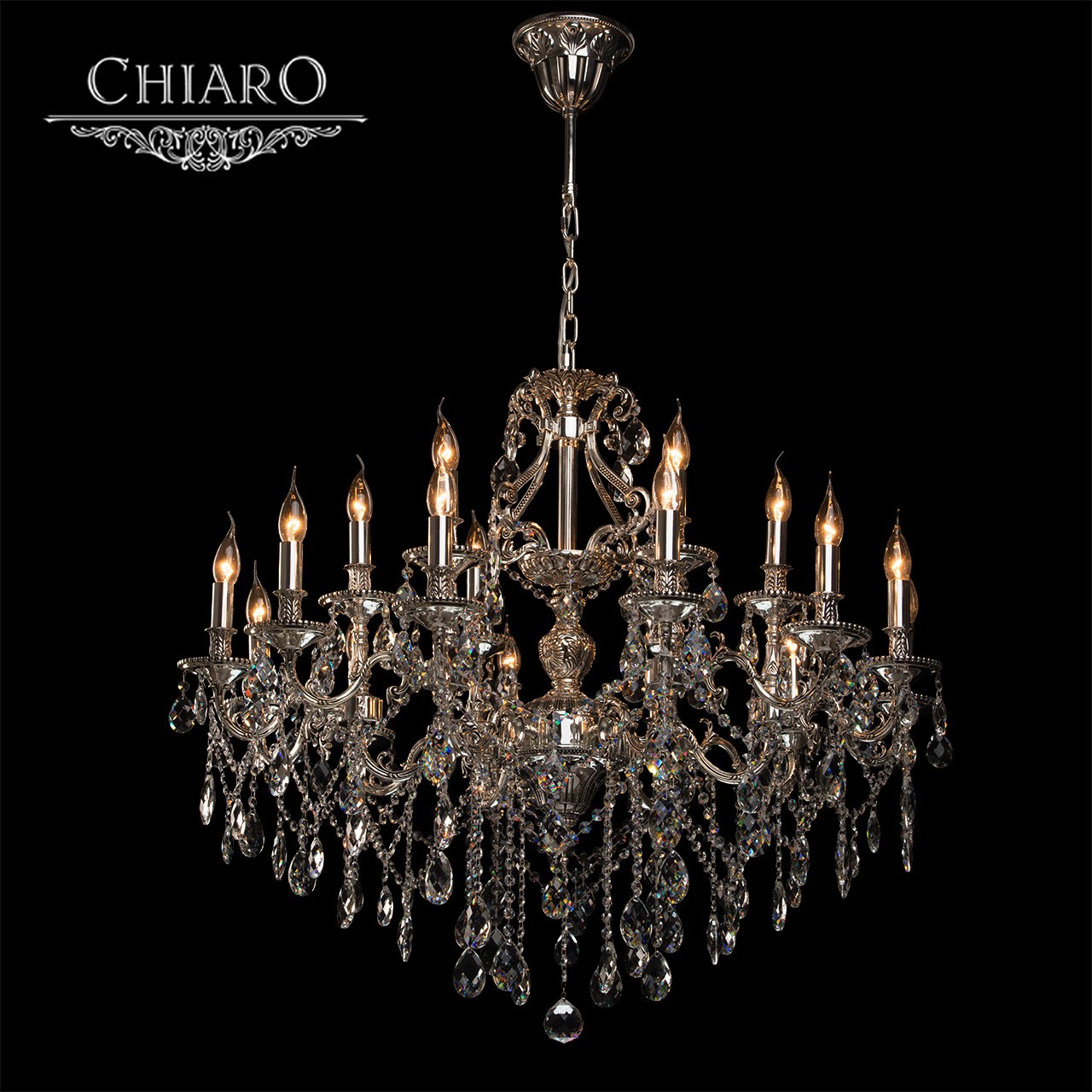 Хрустальная люстра Chiaro Стефания 604010818