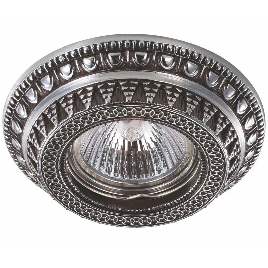 Встраиваемый светильник с узорами Vintage 370009 Novotech
