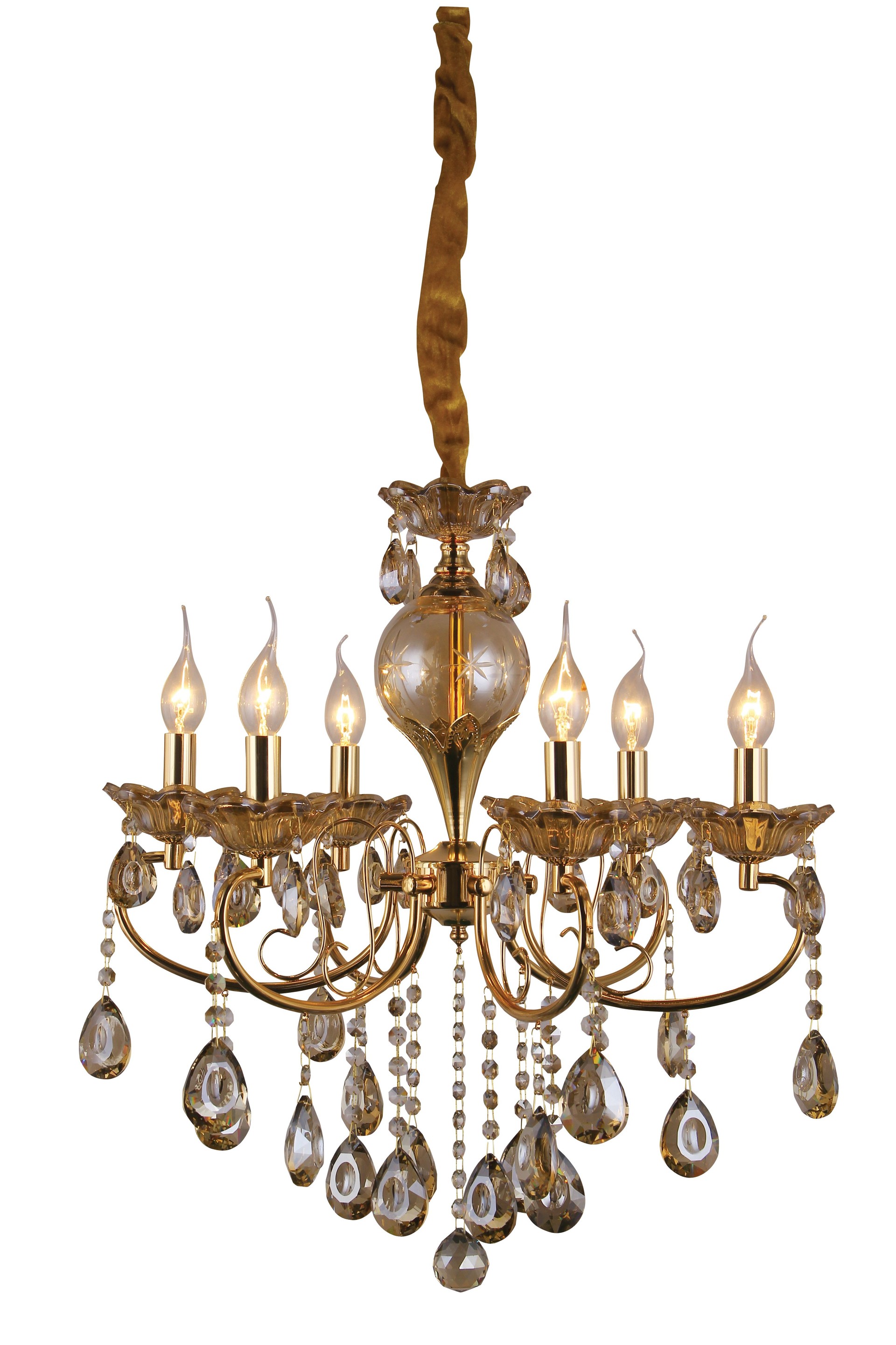 Хрустальная люстра Arte Lamp SOLFEGGIO A8791LM-6GO