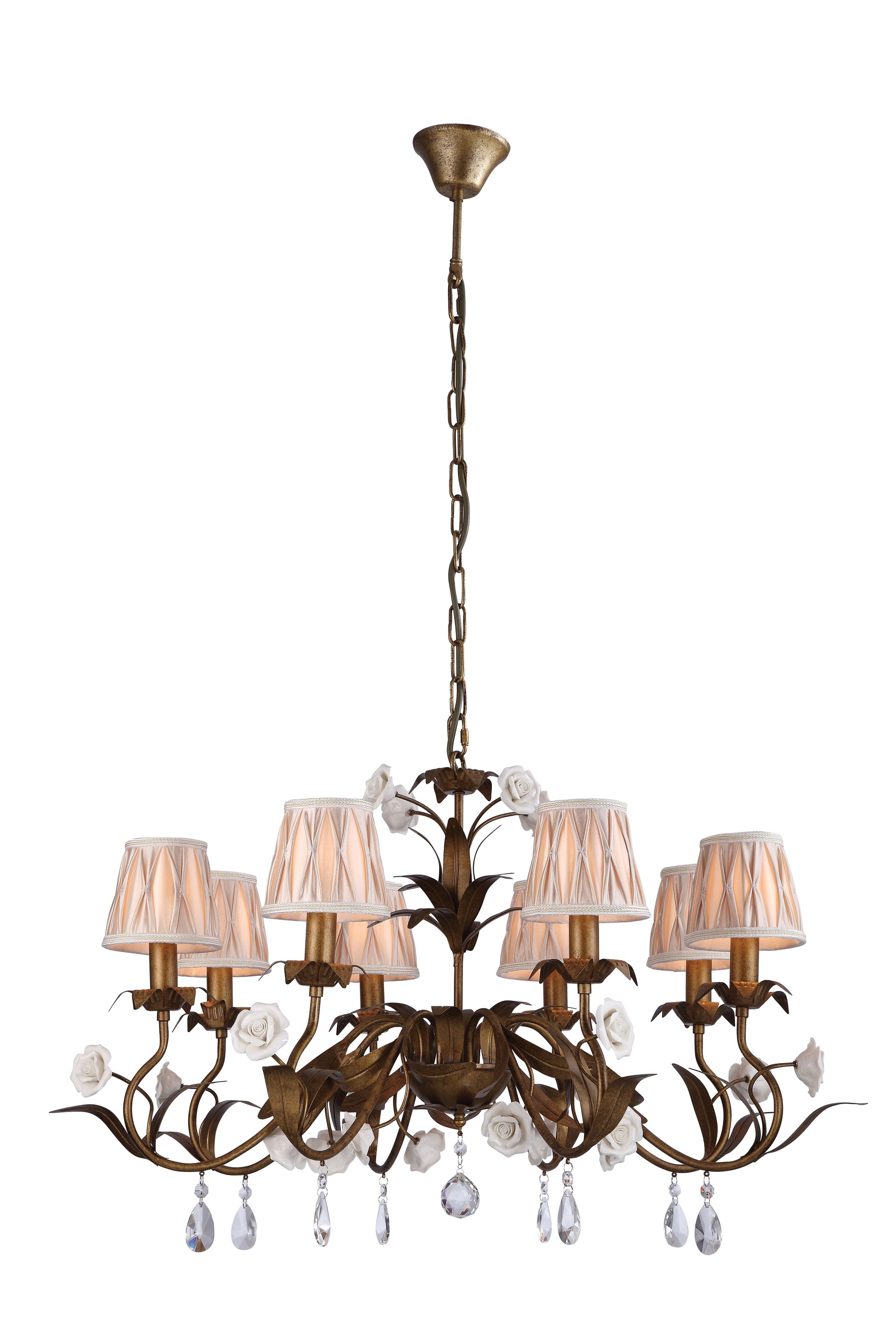 Хрустальная люстра Arte Lamp LATTA A1865LM-8BZ